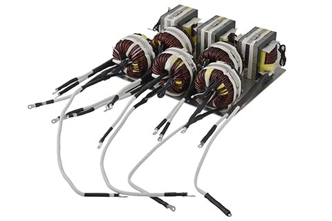 3 Ferrite Choke, 3 Power Chokes, 2 Boost Choke all assembly together with power ranging from 40-160 KW. (UPS)